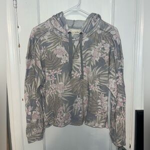 Vintage Havana Tropical Cropped Sweatshirt